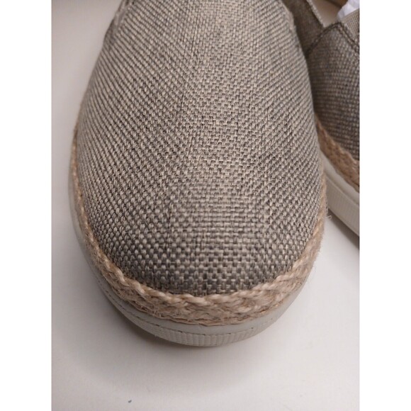 Trotters 8.5 WW Accent Comfort Slip-on Canvas Loafer Sage Leather & Jute - Picture 5 of 16